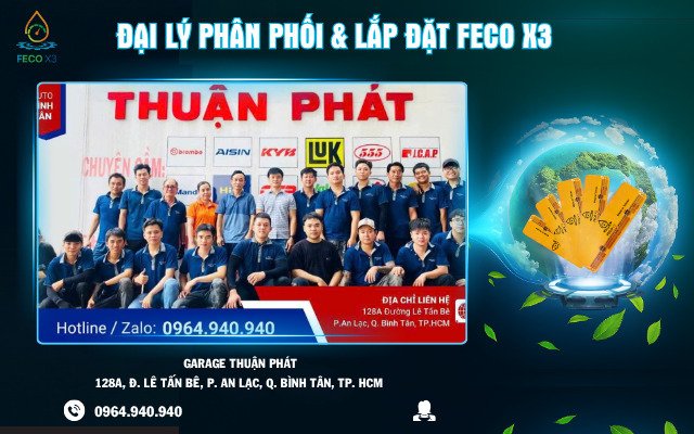 GARAGE THUẬN PHÁT – Đại lý phân phối & lắp đặt FECO X3