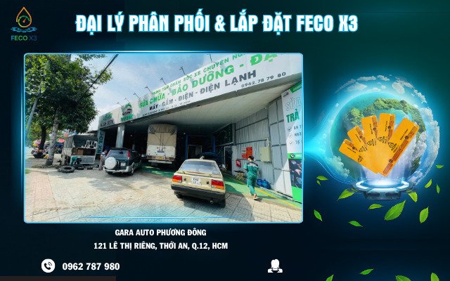 GARAGE AUTO PHƯƠNG ĐÔNG – Đại lý phân phối & lắp đặt FECO X3