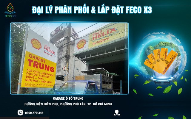 ĐẠI LÝ PHÂN PHỐI & LẮP ĐẶT FECO X3 – GARAGE Ô TÔ TRUNG, TP. HỒ CHÍ MINH