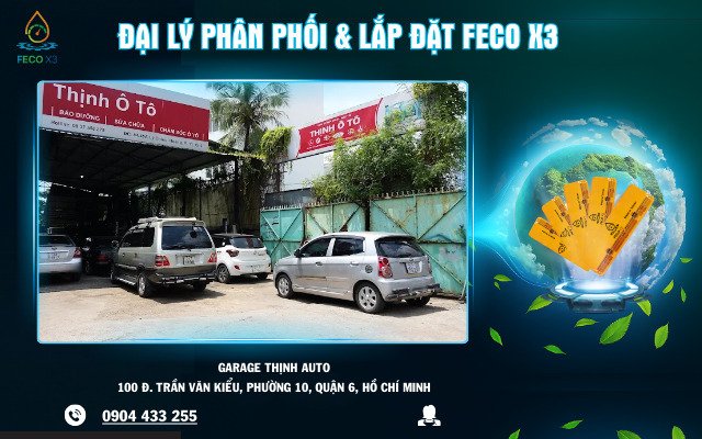ĐẠI LÝ PHÂN PHỐI & LẮP ĐẶT FECO X3 – GARAGE THỊNH AUTO, QUẬN 6