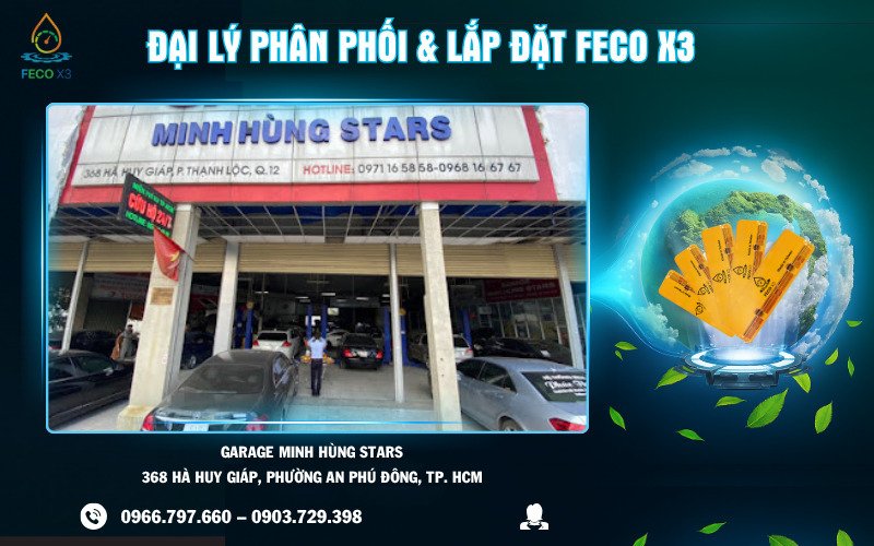 Garage ô tô Minh Hùng Stars quận 12